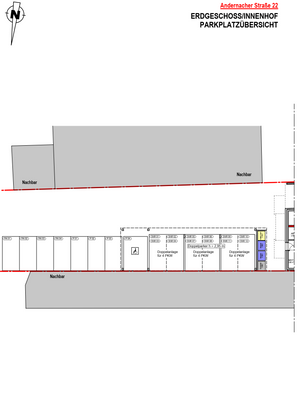 Erdgeschoss Innenhof