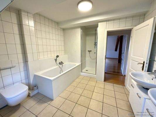 tagesbelichtete Badezimmer