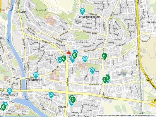 Geolyzer Kartenausschnitt