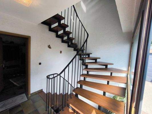 Das Treppenhaus zur zweiten Wohnung