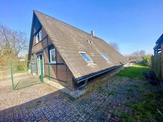 Seitenansicht des Nurdaches