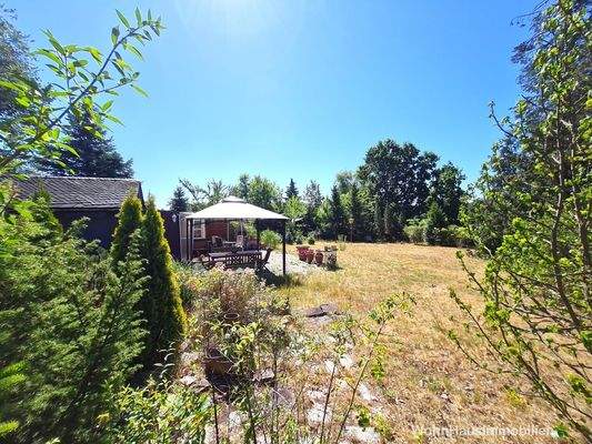 Ein Blick in das zukünftige Teilungsgrundstück