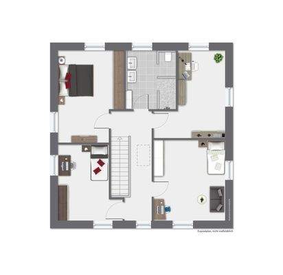 Grundriss Obergeschoss