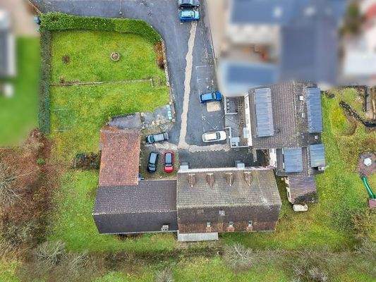 Blick auf das Grundstück