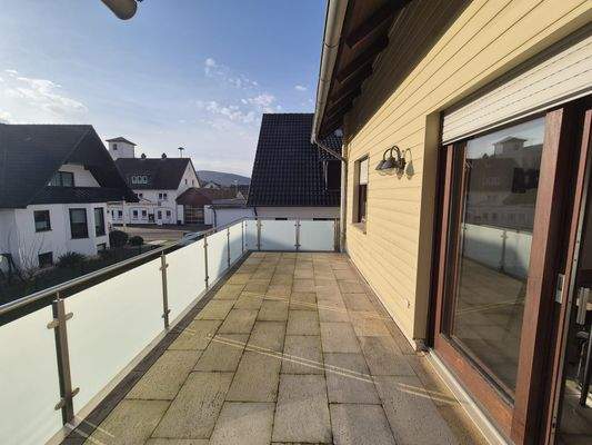 Balkon Zugang vom Esszimmer