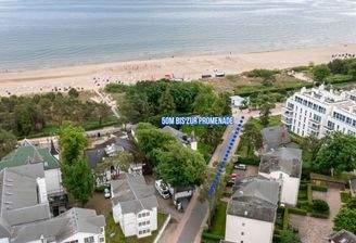 Promenade und Ostsee nur 50 m entfernt