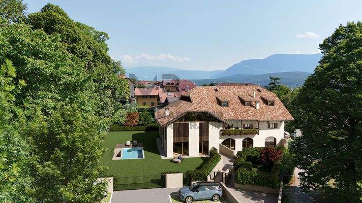 Visualisierung Südfassade - visualizzazione vista a sud