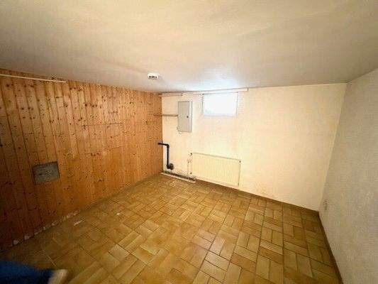 beheizter Kellerraum