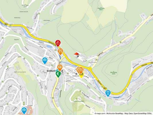 Geolyzer Kartenausschnitt