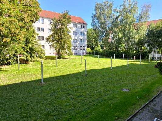 Blick aus dem Wohnzimmerfenster