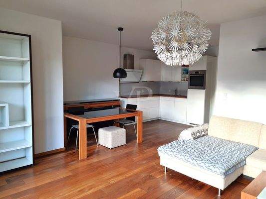 Essbereich als Verbindung von Kochen zum Wohnen