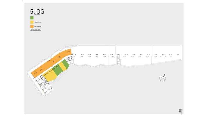 Grundriss 5. Stockwerk
