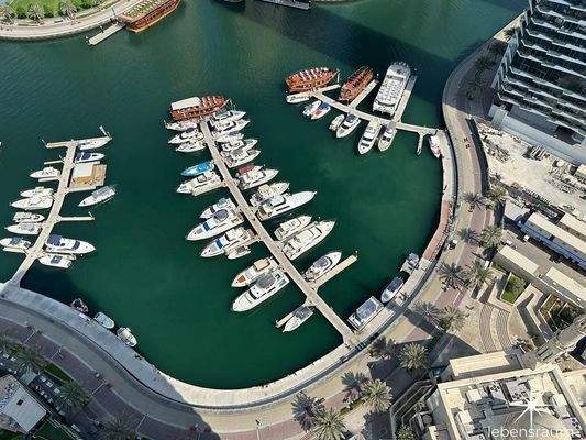 Ausblick auf die Dubai Marina