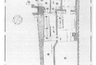 Grundriss Erdgeschoss Freiberg Burgstraße 26