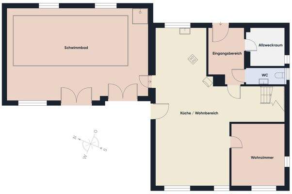 Grundriss ohne Maßstab / EG