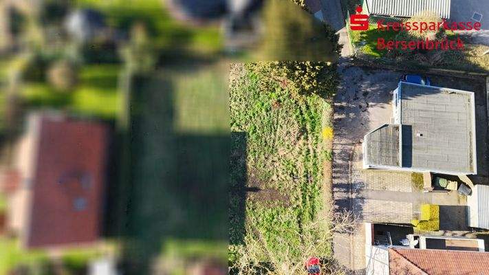 Luftbild Größe und Lage Wohnbaugrundstück