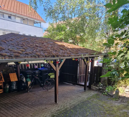 Garten und Carport