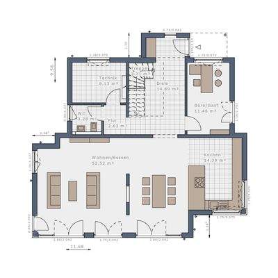 Grundriss Erdgeschoss