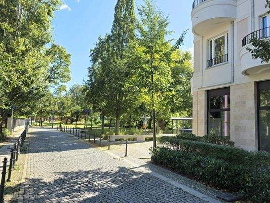 Blick in die Strasse