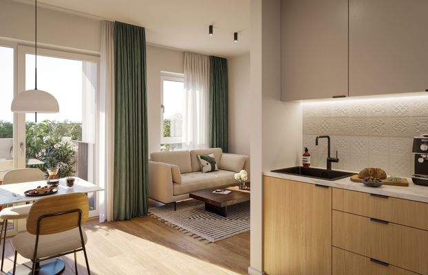 Visualisierung Wohnen, Essen, Kochen