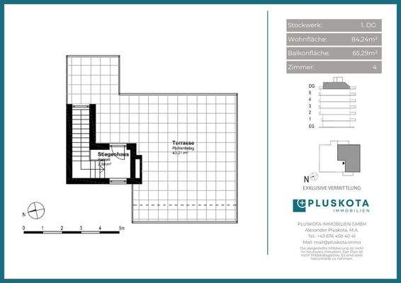 Vertriebsplan Dachterrasse