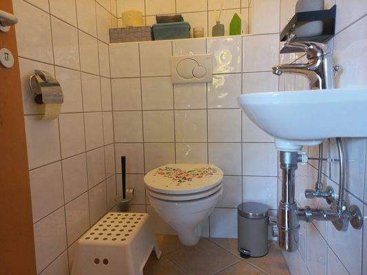 Gäste-WC im Erdgeschoss