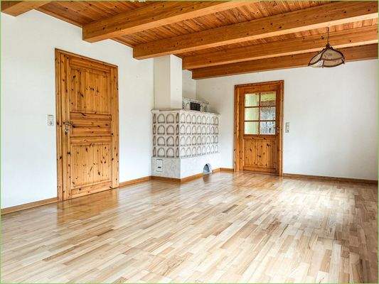 Wohnbereich mit Kachelofen