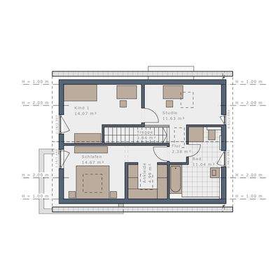 Grundriss Obergeschoss