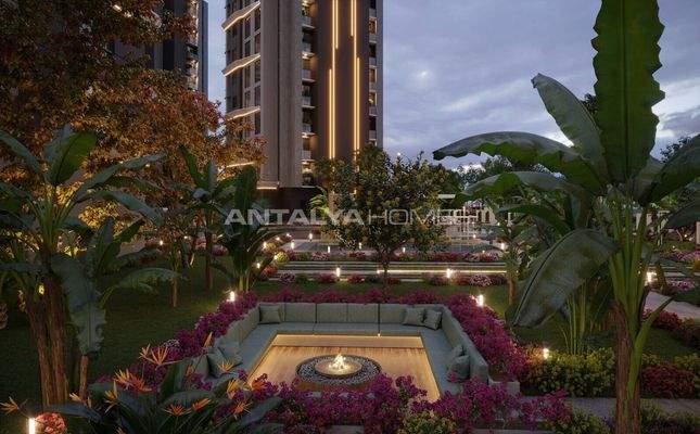 Flats with Large Spaces in Mersin with Nature and Sea Views