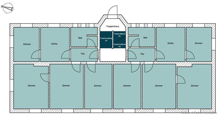 Grundriss Erdgeschoss Haus 2