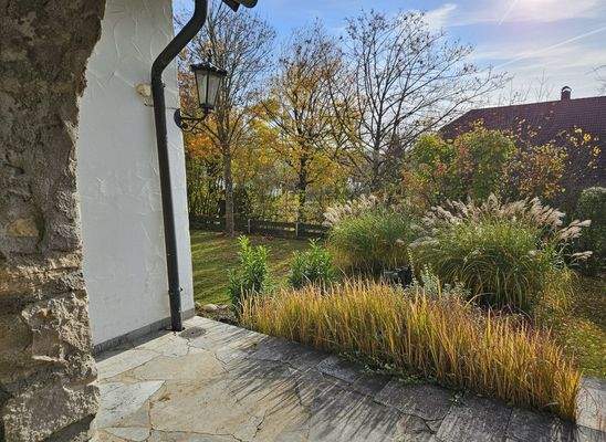 Überdachte Terrasse