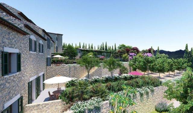 Neubau-Reihenhaus mit Bergblick zum Verkauf in Fornalutx, Mallorca