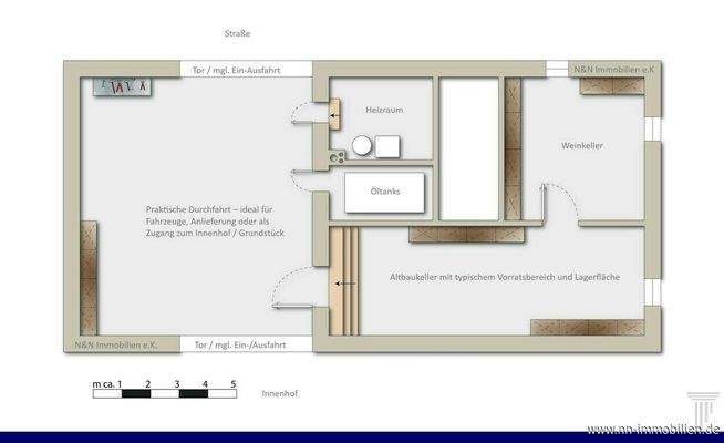 Kellergeschoss - Grundriss-Skizze-visualisiert