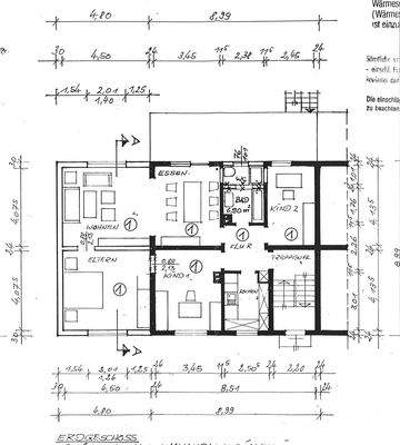 Grundriss Erdgeschosss
