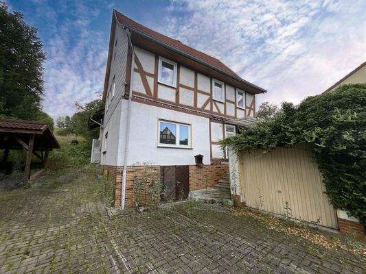 Garage mit Eingangsbereich