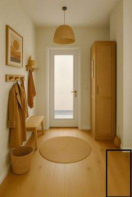 Eingang gestaltet (KI)