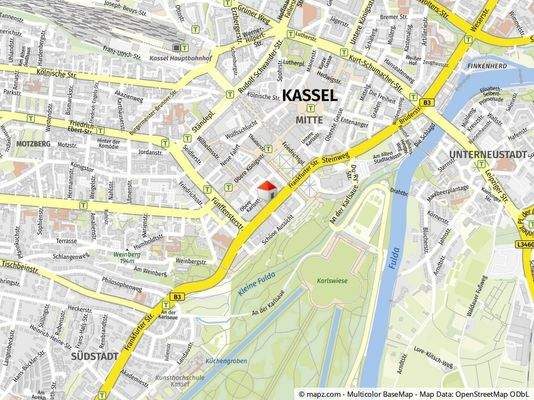 Stadtplan von Kassel