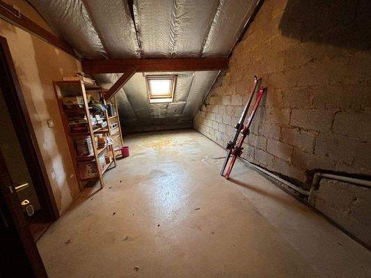 Das Dachgeschoss kann ausgebaut werden