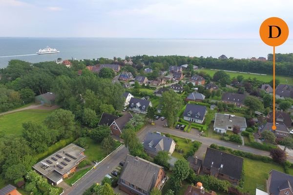 Luftbild / Begehrte strandnahe Lage