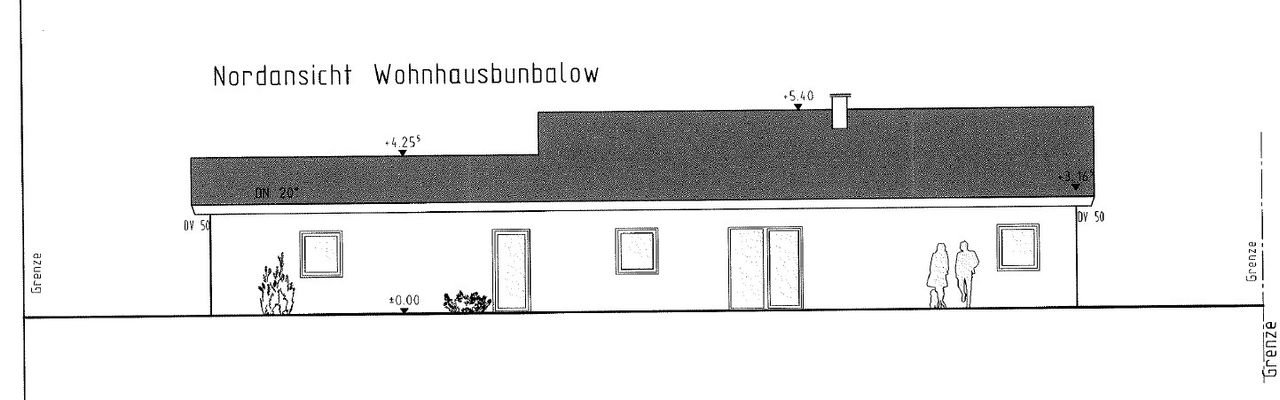 Nordansicht Wohnhaus