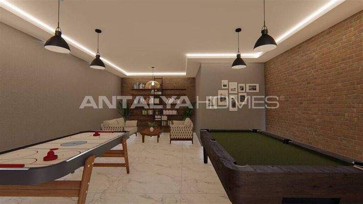 Real Estate with Rich Communal Amenities in Alanya Mahmutlar