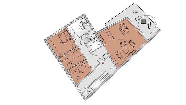 Grundriss Variante OG