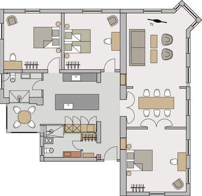 Grundriss ohne Maßstab