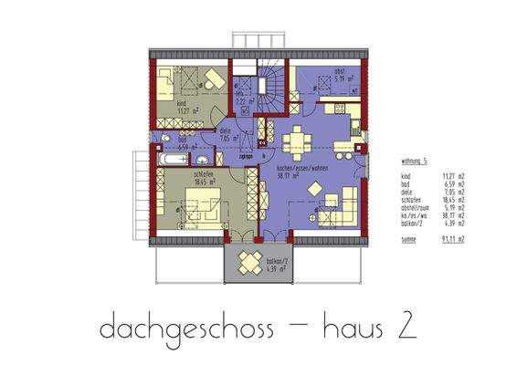 dachgeschoss (achtung: planänderungen!)