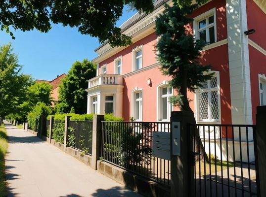 Gebäudeansicht Ostseite - KI