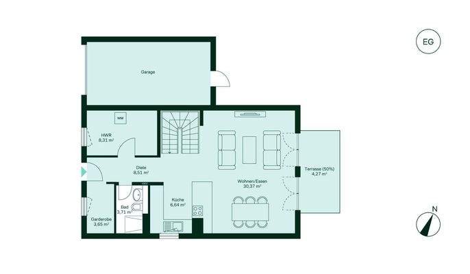 Grundriss Erdgeschoss