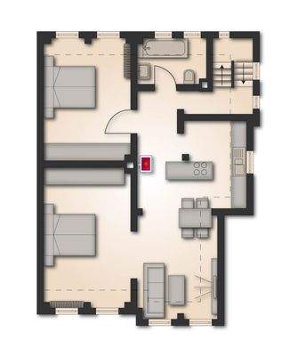 Dachgeschoss Visualisierung