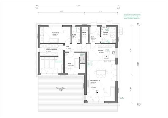 Grundriss Erdgeschoss