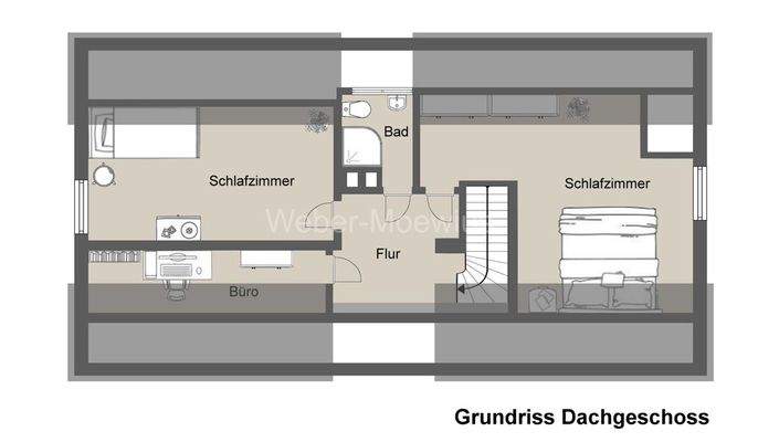 3456 Grundriss Dachgeschoss