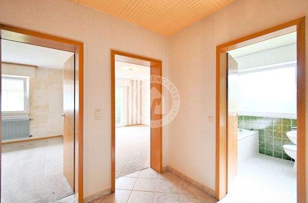 Der Flur im Obergeschoss